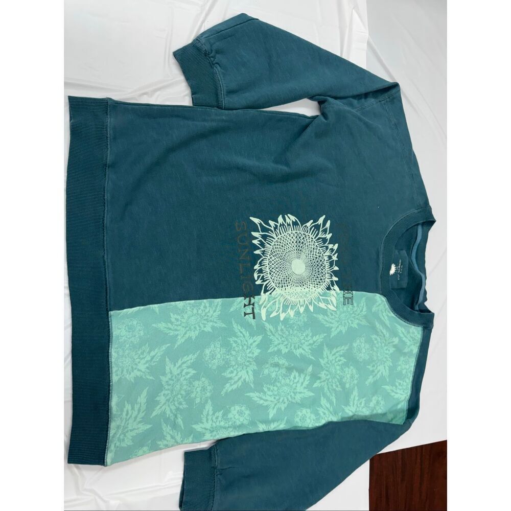 Anthropologie Sun Keep Daydream Two Toned Sweatshirt Size Large